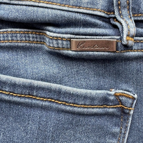 KANCAN High Rise Ankle Skinny Jeans Classic Blue Denim Jeans - Picture 3 of 7